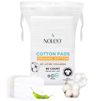 Organic Cotton Cleansing Pads - XL (240 Count)
