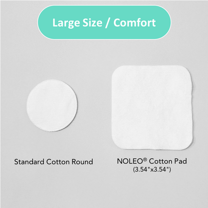 Organic Cotton Cleansing Pads - Large (150 Count)