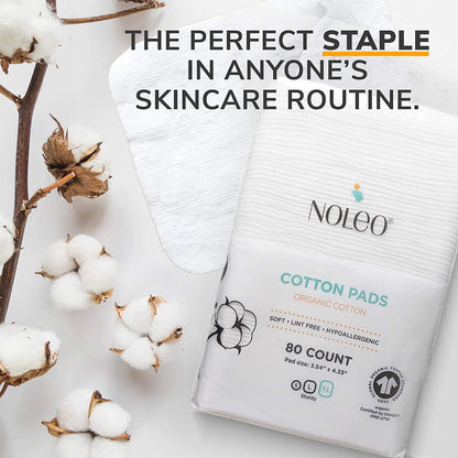 Organic Cotton Cleansing Pads - XL (240 Count)