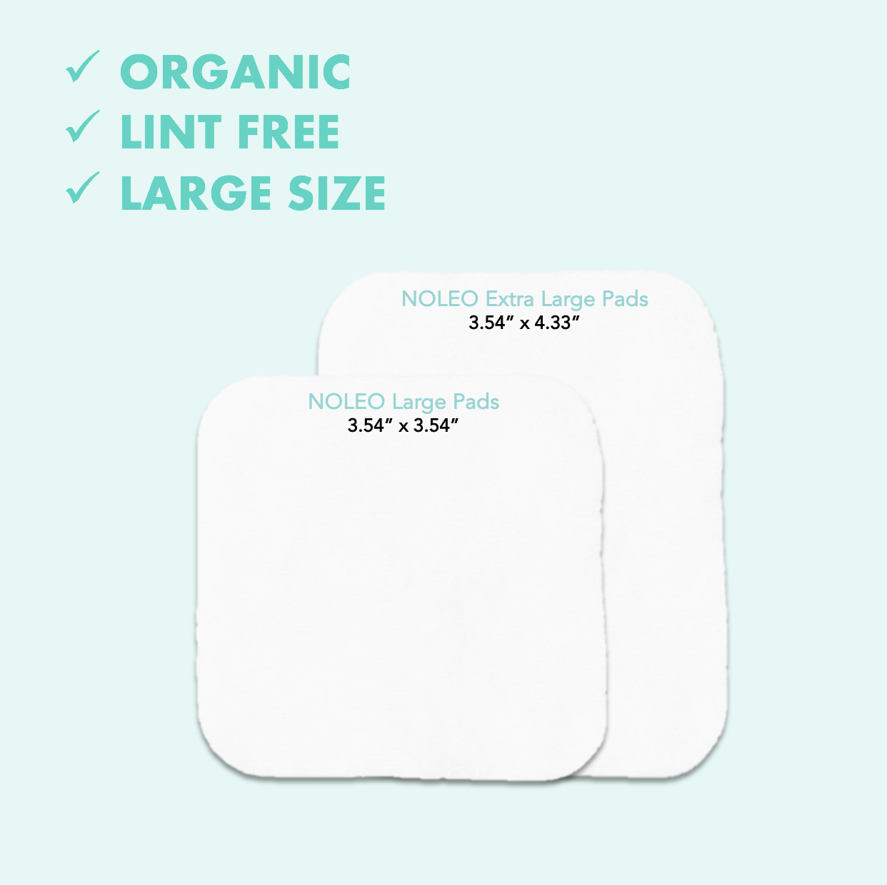Organic Cotton Cleansing Pads - XL (240 Count)