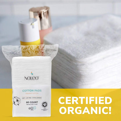 Organic Cotton Cleansing Pads - XL (240 Count)