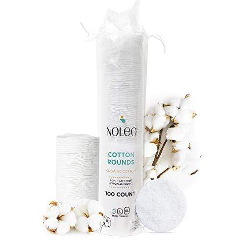 NOLEO Organic Cotton Rounds - Small 2" (300 Count)
