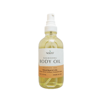 Nourishing Body Oil: Natural oil. Soothes skin and help bring back elasticity. 4oz glass bottle.